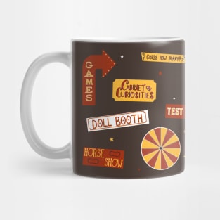 Vintage Circus Signs Mug